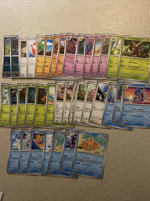 Lot De 53 Cartes Pokémon Françaises Officielles - Dont 3 Cartes Brillantes - Sans Doublons Ni énergies - Pour Collection