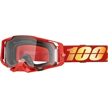 100% Armega Nuketown Goggles Red OSFM 50004-00020