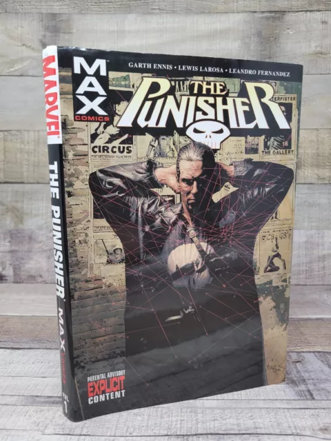 Punisher Max Vol 1 Hardcover Garth Ennis Direct Edition Marvel Max Comics