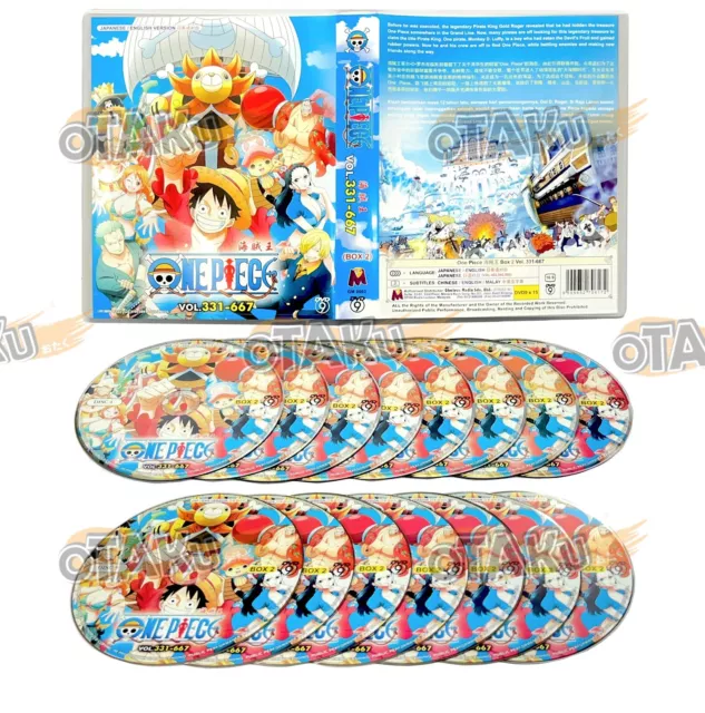 One Piece Episode 1028-1051 Box 34 DVD [English Sub] [Fast Ship]