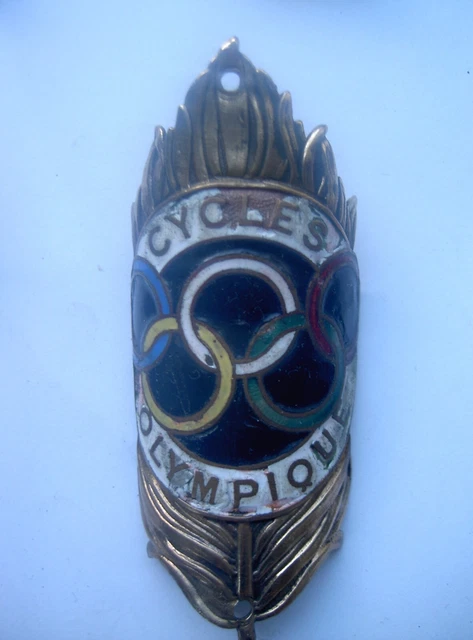 PLAQUE EMAILLEE DE Velo Cycles RADNOR - Enameled Bike Head Badge