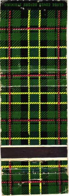 Clan Ogilvy Hunting Tartan Montreal Department Store Vintage Matchbook Cover