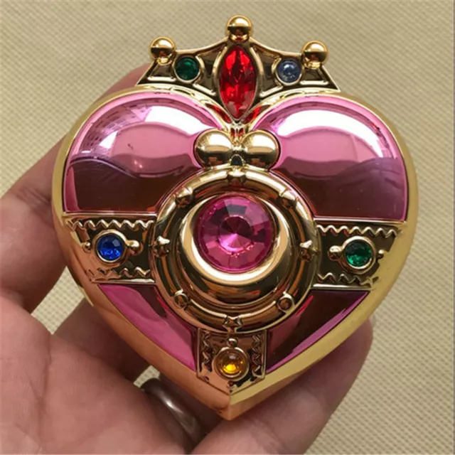 Sailor Moon20th anniversary Heart Shape Transformer Powder Blusher Box Rouge Box