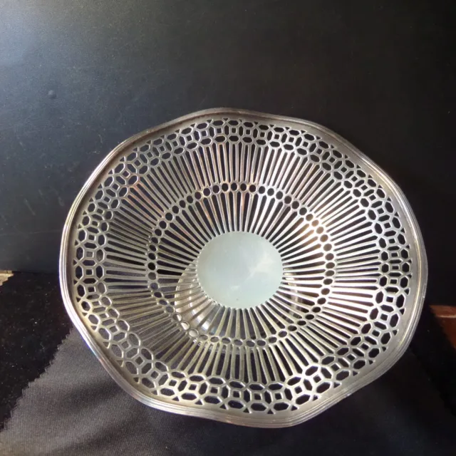A Fully Hallmarked Solid Silver Dish By Mappin & Webb. Superb Decoration