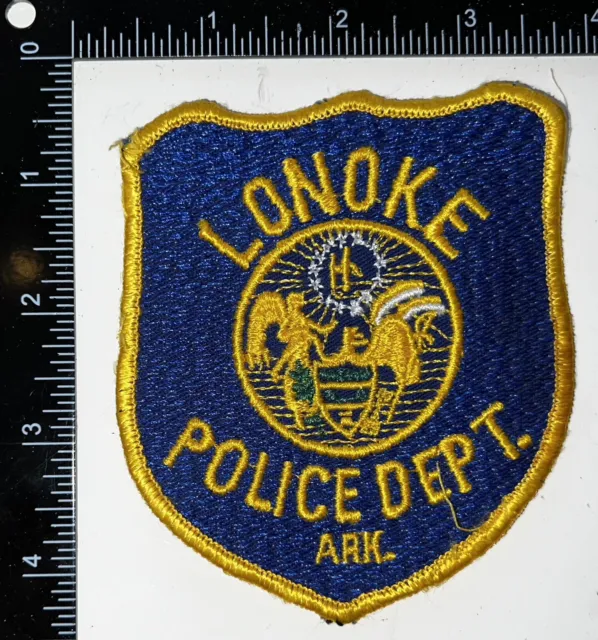 VINTAGE OBSOLETE Arkansas AR Lonoke Police Department Patch