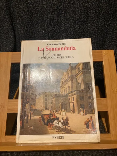 V. Bellini La Sonnambula La Somnambule partition chant piano éd. Ricordi