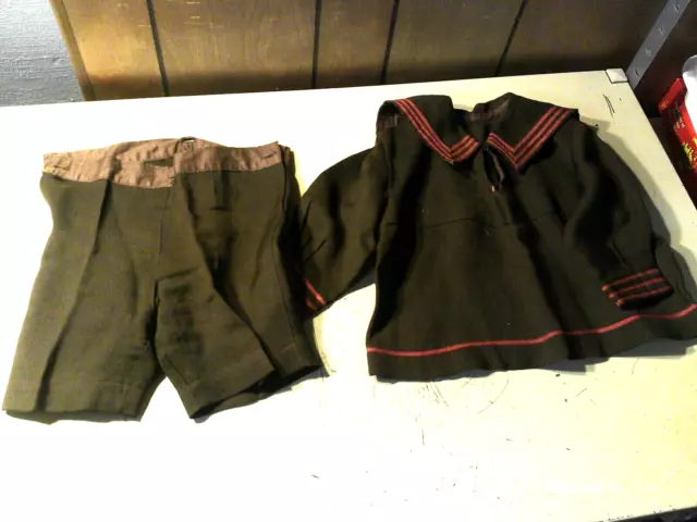 Antique Child's Military Handmade Uniform WWIl?