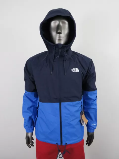 NWT Mens The North Face Antora Dryvent Waterproof Hoodie Rain Jacket - Navy