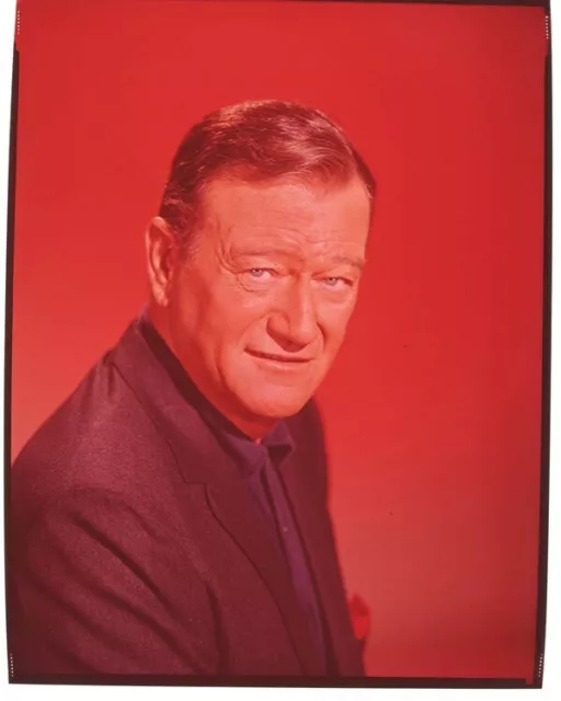 John Wayne RARE Classic 1960's Vivid Color portrait Original 8x10 Transparency