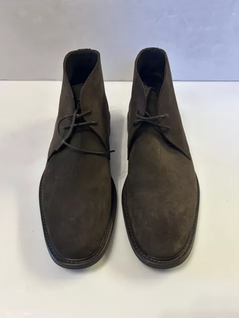 MEN S JOHN WHITE brown suede Chukka boots size 9 UK RRP 129