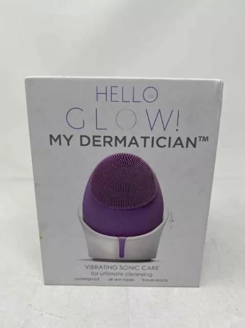 Sonic Vibrating Face & Body Brush Exfoliating Purple  Gentle Exfoliation