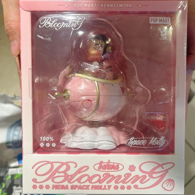 Figurine Pop Mart - Mega Space Molly 100% Blooming Fleur De Lys - Neuve