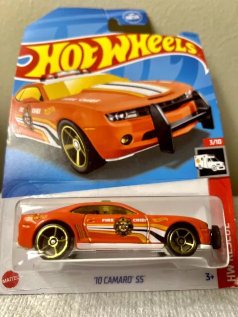 hot wheels (Fire Fighter Rescue Special) 🚒 (Fire Chief CAMARO “SS”) Mattel Co.