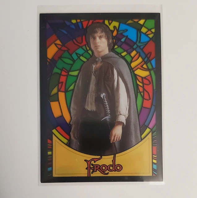 2006 Topps Lord of the Rings Evolution Stained Glass FRODO #S4