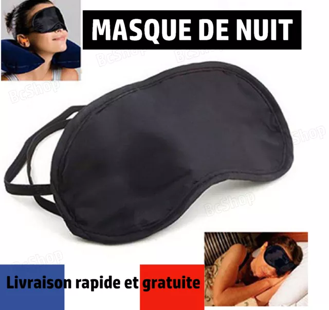 MASQUE DE NUIT SOMMEIL CACHE YEUX anti LUMIERE ANTI FATIGUE NEUF Migraine repos