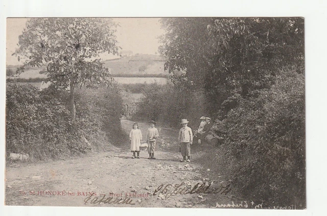 SAINT HONORE LES BAINS - Nievre - CPA 58 - Children at Mont Thebaud