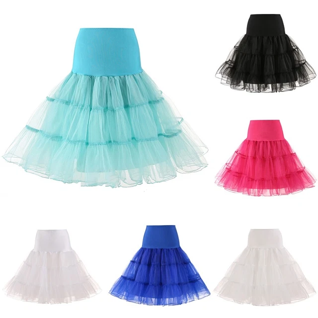 Jupon de mariée organza désossé jupe de danse années 50 jupe rétro saphir