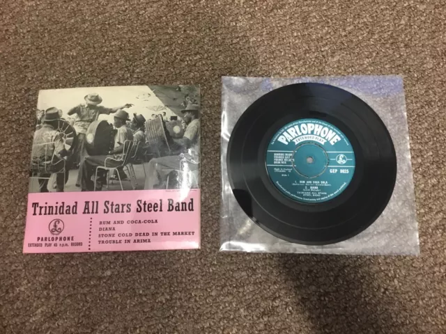 Trinidad All Star Steel Band-Trinidad All Star Steel Band 1959 Parlophone EP Ex