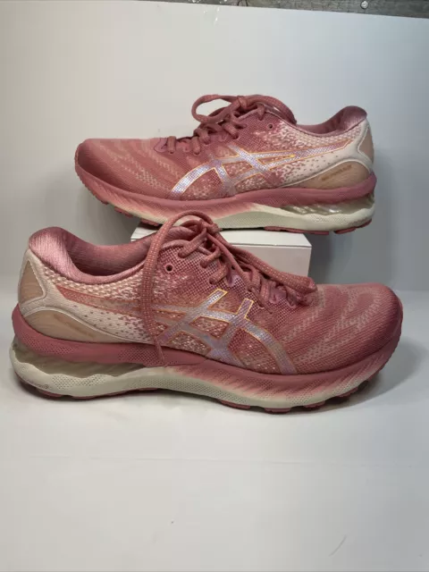 Asics Gel-Nimbus 23 Athletic Running Shoes - 1012A885 - Pink - Women's Size 9