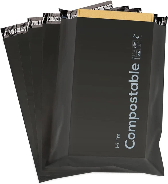 10x13 inch Biodegradable Shipping Bags,50 Count Compostable Poly Mailers
