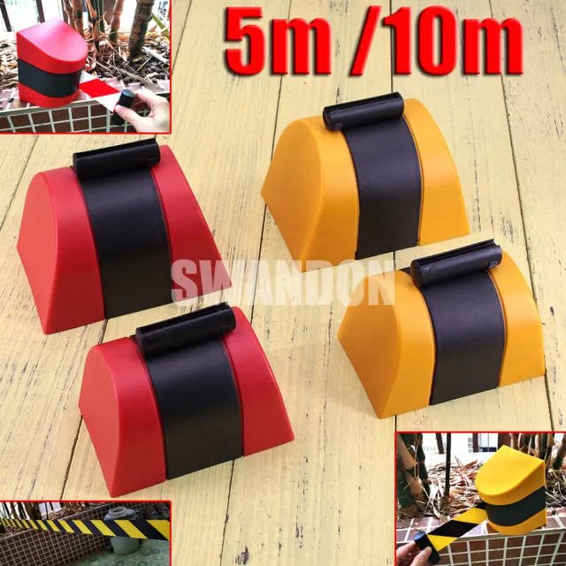 Retractable Barrier Tape Security Safety Crowd Control Warning Sign Belt Type UK