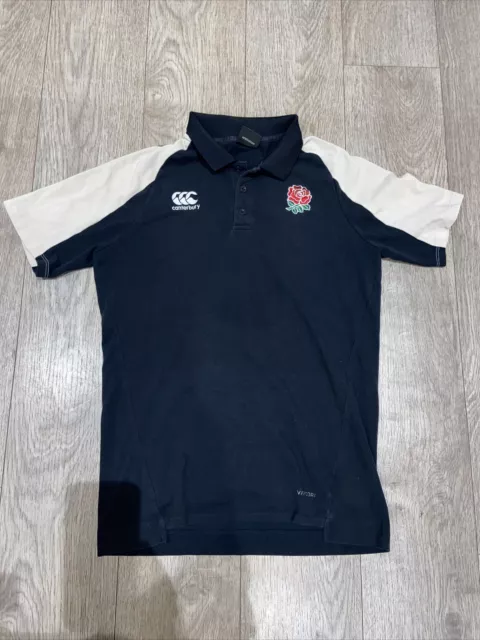 CANTERBURY ENGLAND RUGBY Player Issue Training Polo Shirt $16.30 - PicClick