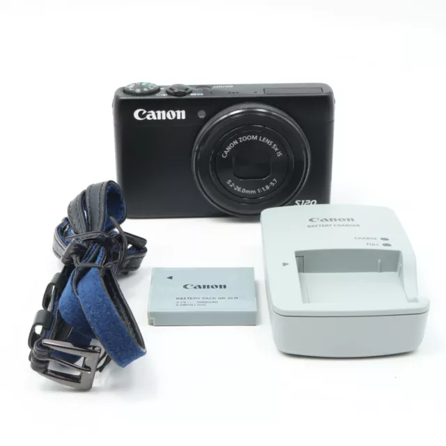 [Exc+3]Canon PowerShot S120 12.1MP Digital Camera - Black
