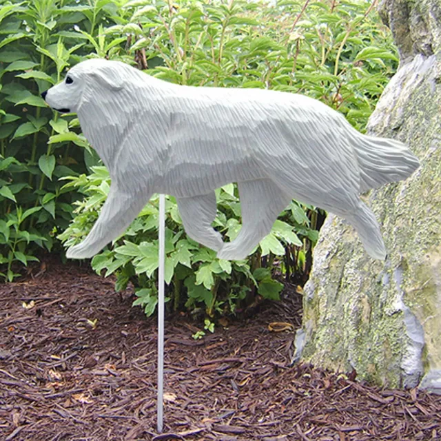 Great Pyrenees Outdoor Garden Sign Hand Painted Figure