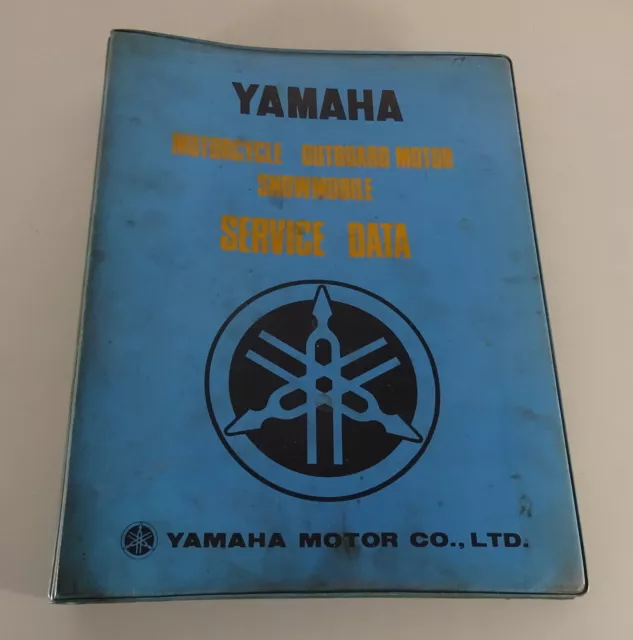 Manuel D'Atelier Yamaha Service Données Motocyclette Support 1972