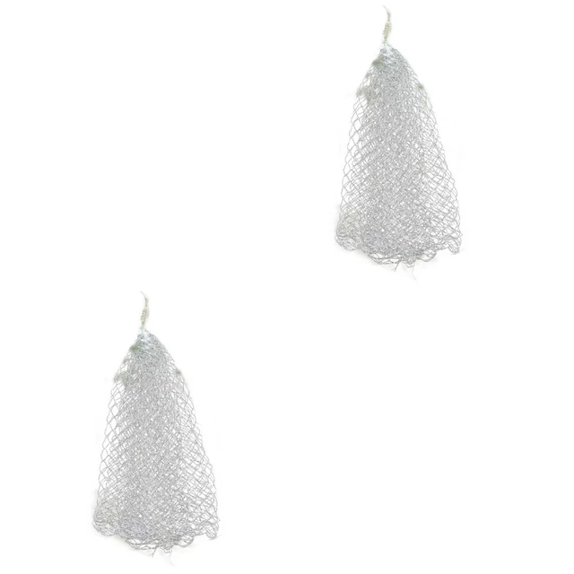 Set 2 Iron Nylon Fishing Nets Premium Casting Hand Throw Mesh