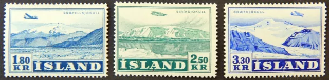 Island, Mi.Nr. 278-280 (Jahr 1952) postfrisch