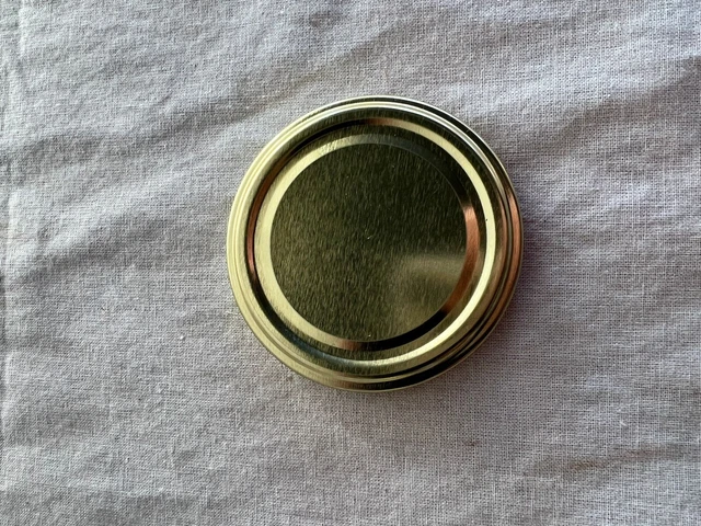 Twist Off Deckel 66er TO gold / Honigglasdeckel / Metalldeckel (12 Stück)