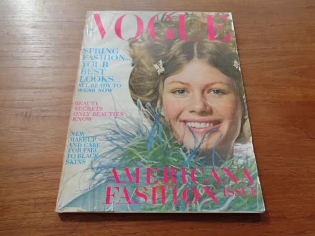 Vogue UK / USA Magazin Februar 1970 Prêt-à-porter