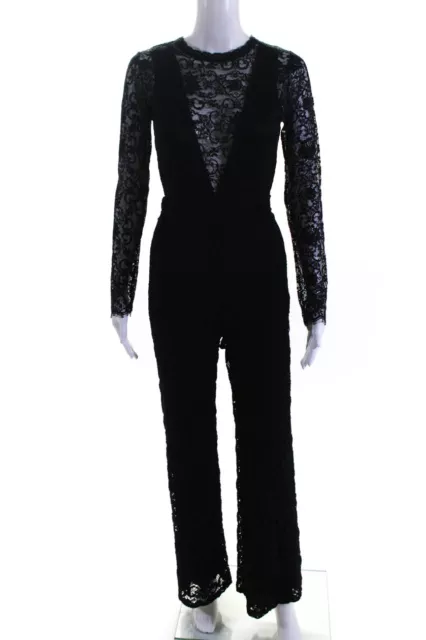 Nightcap Womens Black Serata Jumpsuit Size 6 12733379