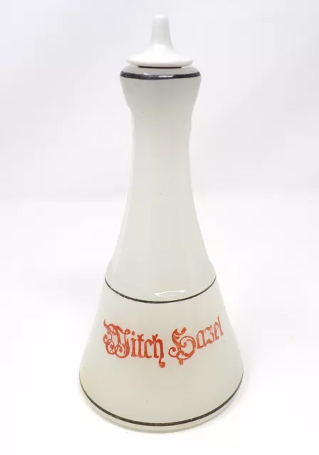 Victorian Barber Bottle Antique Witch Hazel Milk Glass Vintage Victorian Barber Bottle Antique Witch Hazel Milk Glass Vintage