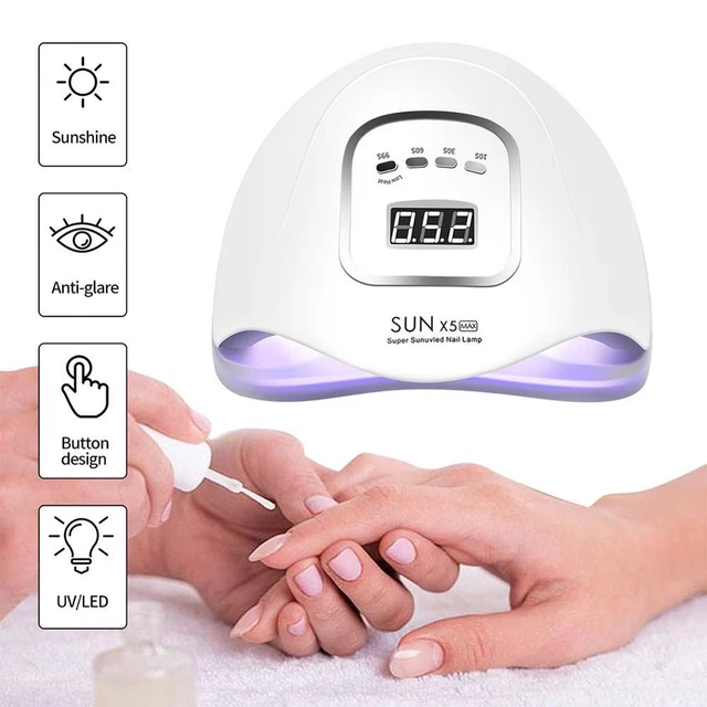 Lampe UV Professionnelle SUN X5 Plus/Max 54W LED Sèche Ongles Automatique