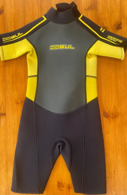 Kids JXS 7-8yrs Gul response 3:2mm shortie wetsuit VG preowned condition