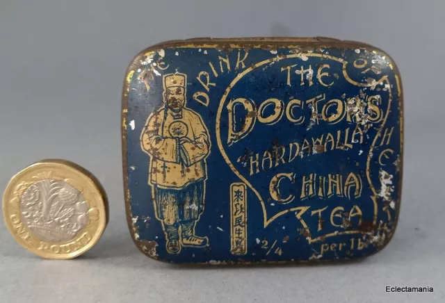 Scarce Vintage The Doctor's "Hardawalla" China Tea - Small Sample Tin