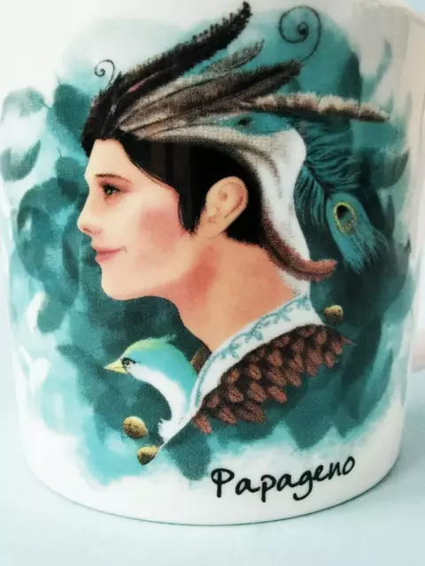 Preloved British Opera Gifts The Magic Flute Mozart Papageno Porcelain Mug