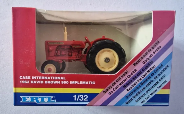 Ertl David Brown 990 Implematic Tractor 1/32 Scale