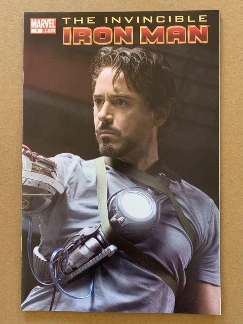 Invincible Iron Man (2008) #1 Robert Downey Jr. Movie Photo Variant Cover Nm 1St