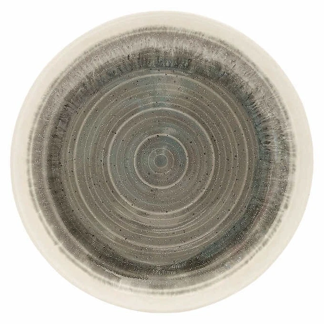Platos de ensalada de gres gris Baum Hearth de 4 piezas