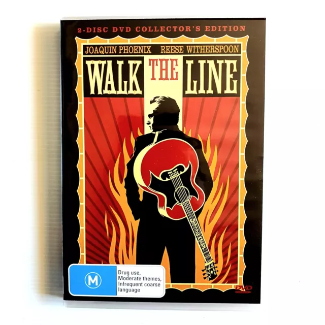 Walk The Line DVD 2005 Joaquin Phoenix, Reese Witherspoon, Region 4, VGC