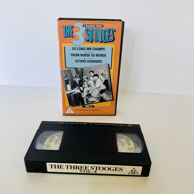 THE THREE STOOGES Vhs Video Tape Videos Larry Curly Moe Comedy Show £7.