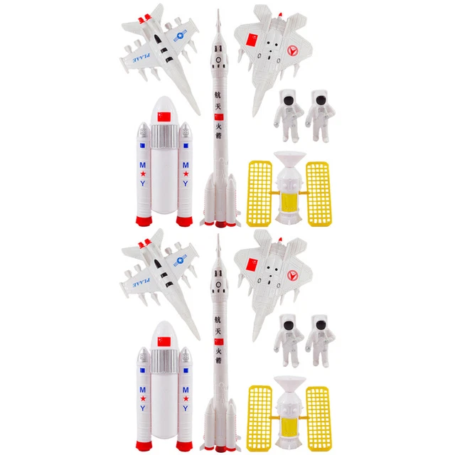 Toppers Per Torte A Tema Spaziale - Astronauta, Razzo E Stelle Per Compleanni E Baby Shower - Foto 9