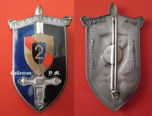 1948/49 TOA- 2° GM/ WW.II - 2° LGO / Légion de GENDARMERIE d'Occupation- D.Ber