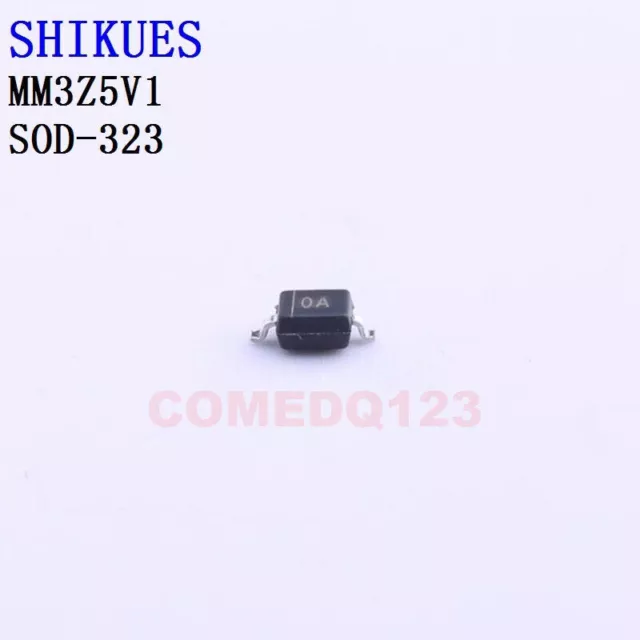 50PCSx MM3Z5V1 SOD-323 SHIKUES Zener Diodes #T7