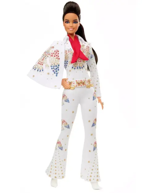 Barbie Signature Elvis Presley Barbie Collector Doll - "American Eagle" Jumpsuit