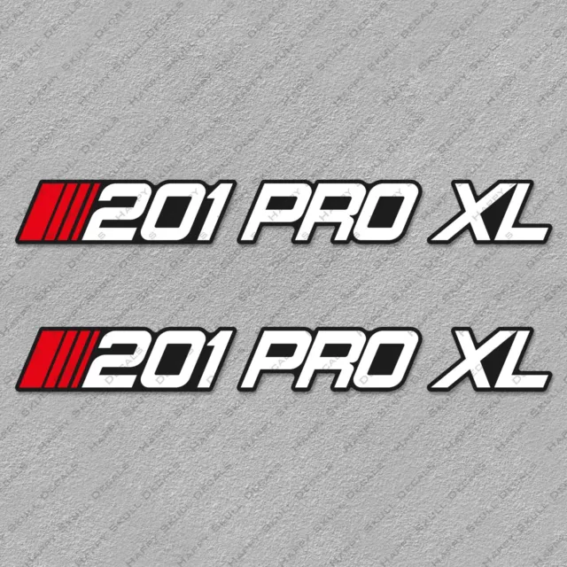 STRATOS BOAT 201 PRO XL DECALS STICKERS Set of 2 24" LONG