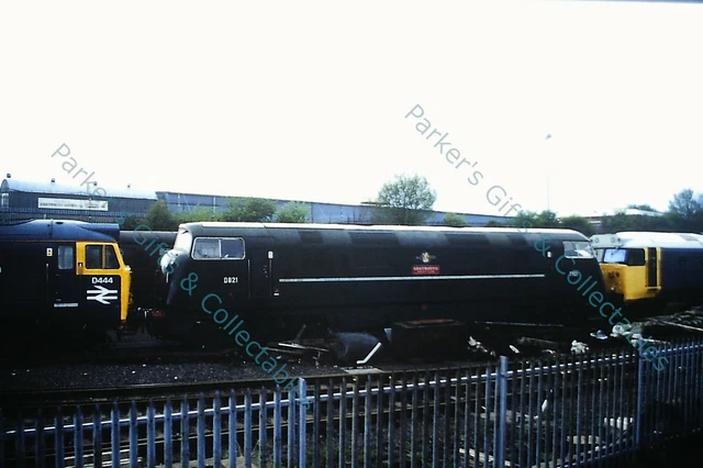 RAILWAY TRAIN SLIDE 35mm Diesel Locomotive No D444 & D821 (L1 080) £3. ...